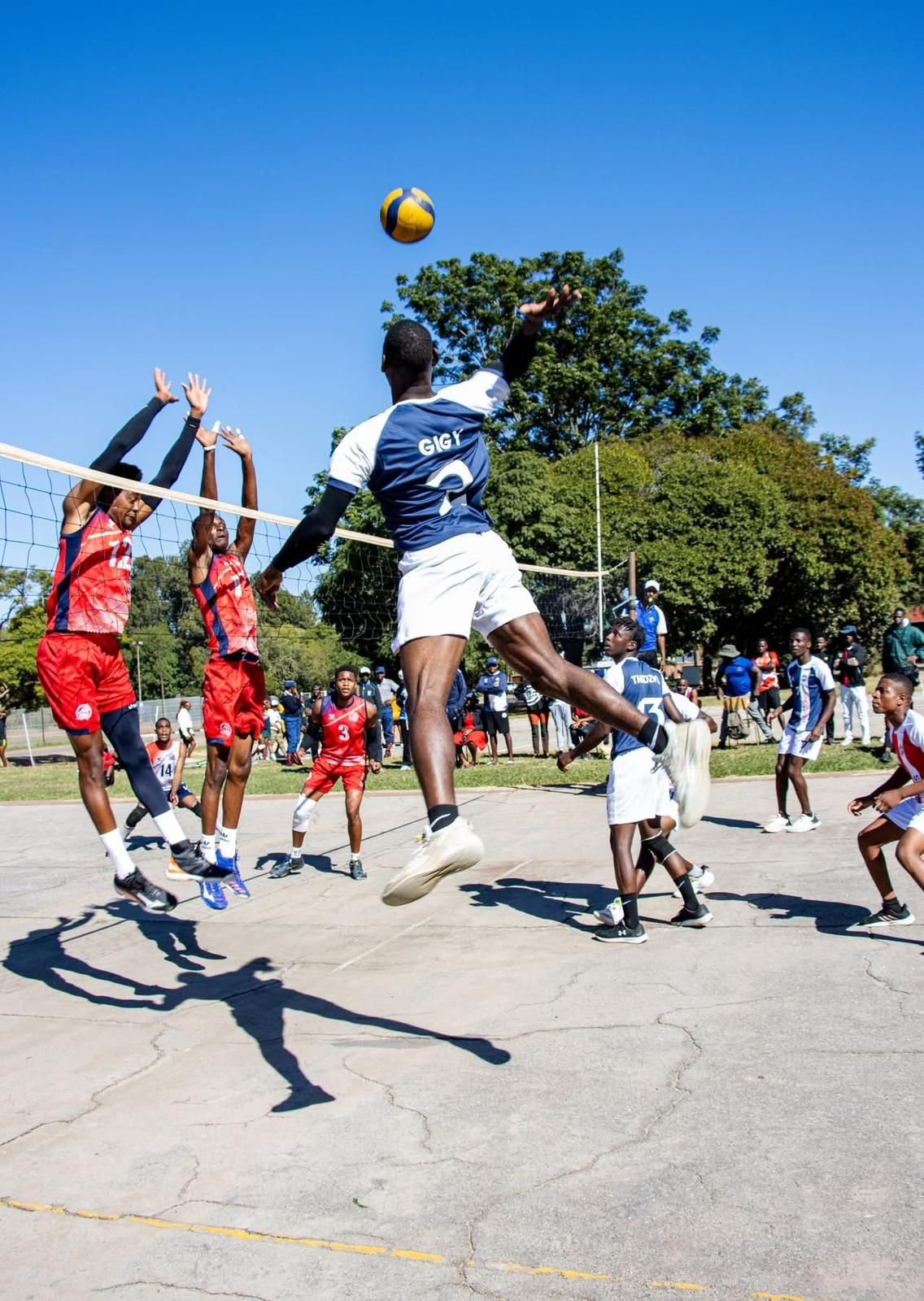 Volleyball action 7